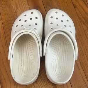 Women’s White Crocs